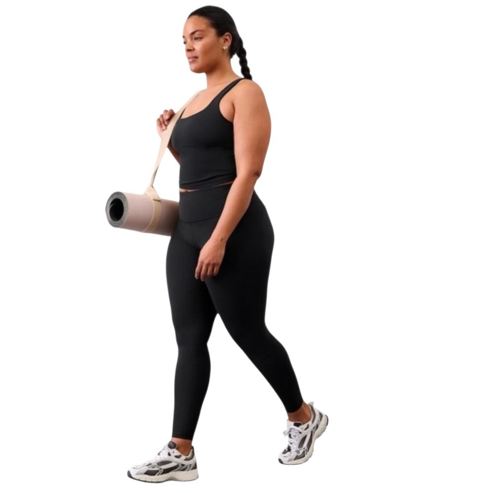 Athleta Ultra High Rise Elation Tight in Black Plus Size 3X